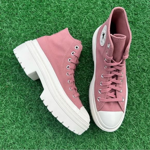 Converse Chuck Taylor All Star Lugged Heel Hi Light Saddle - Picture 9 of 13